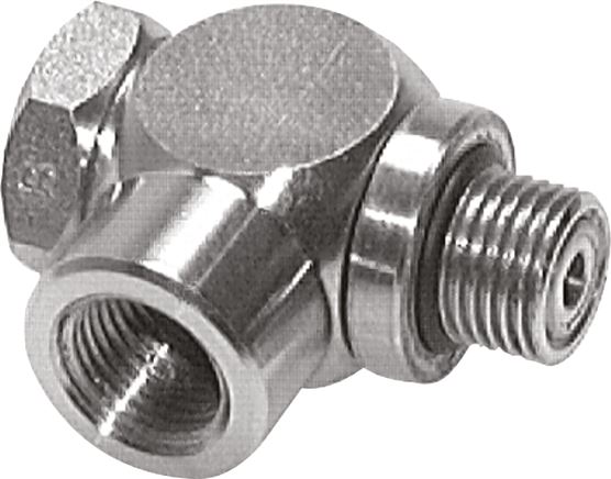 Exemplary representation: Choke valve / choke non-return valve G 1/8" & G 1/4"