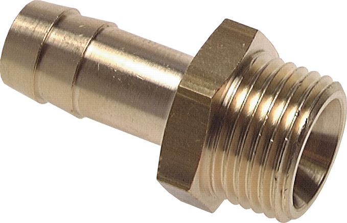 Exemplary representation: Threaded sleeve with cylindrical thread, inner cone, brass