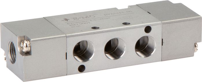 Exemplary representation: 5/2-way pneumatic pulse valve